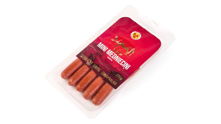 Premium smoked sausages ''Mini Medniecini''