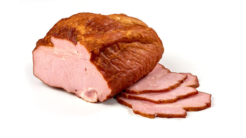 Hot smoked ham "Saimnieka"