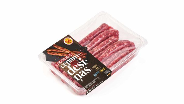 Beef sausages for grilling