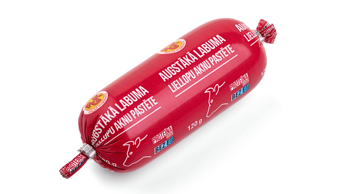 Liellopu aknu pastēte augstākā labuma
