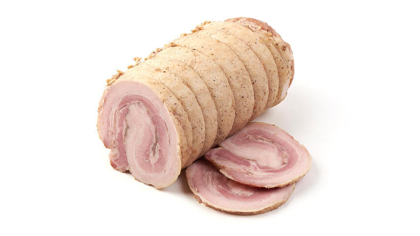 Roulette of boiled pork tongue