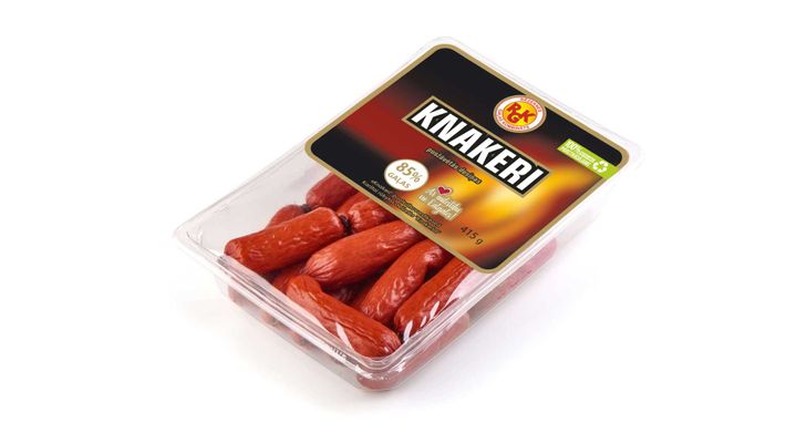 Hot smoked sausages "Knakeri"