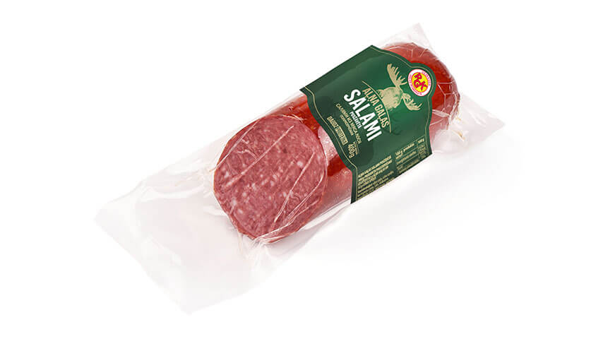 Aļņa gaļas salami pusžāvētā