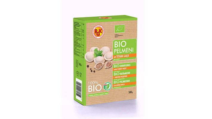 BIO dumplings with turkey