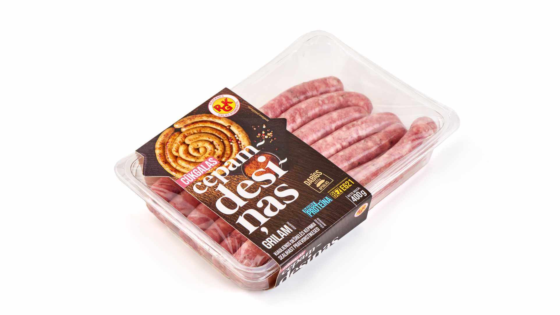 Pork grill sausages