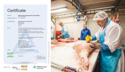 “Rēzeknes gaļas kombināts” ražotne iegūst starptautiski atzīto BRC sertifikātu