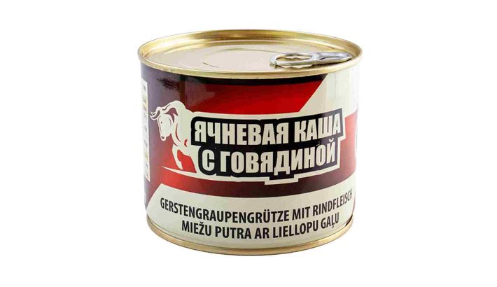 Ячневая каша с говядиной