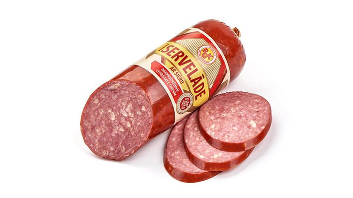 "Quality standart"smoked sausage with cheese
