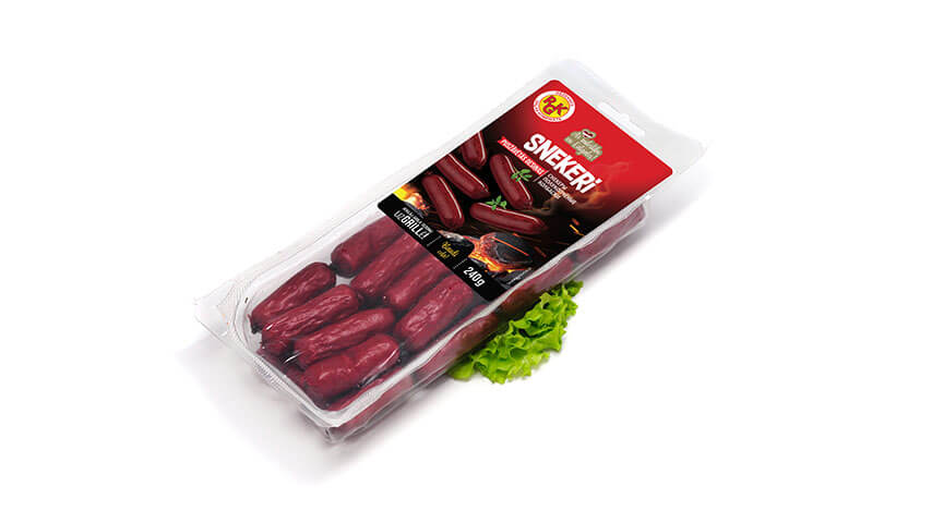 Smoked sausages "Snekeri"