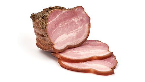 Smoked pork ham