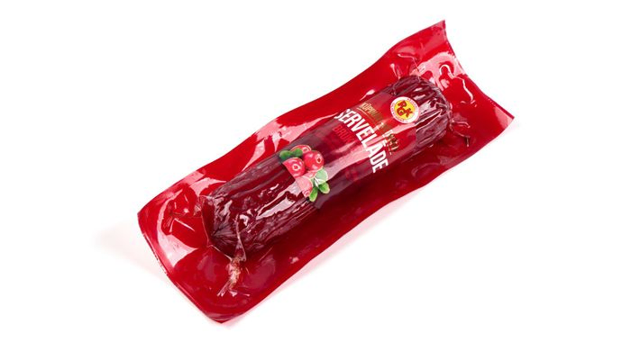 Dried salami with cranberry